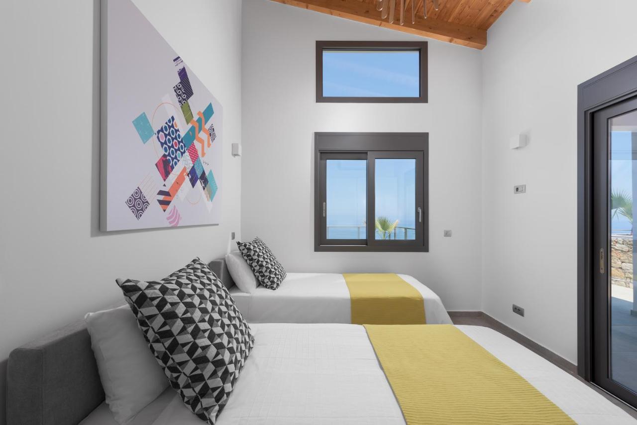Kathisma Bay Villas - Luxury Villas - Villa Helios Kalamítsi 外观 照片