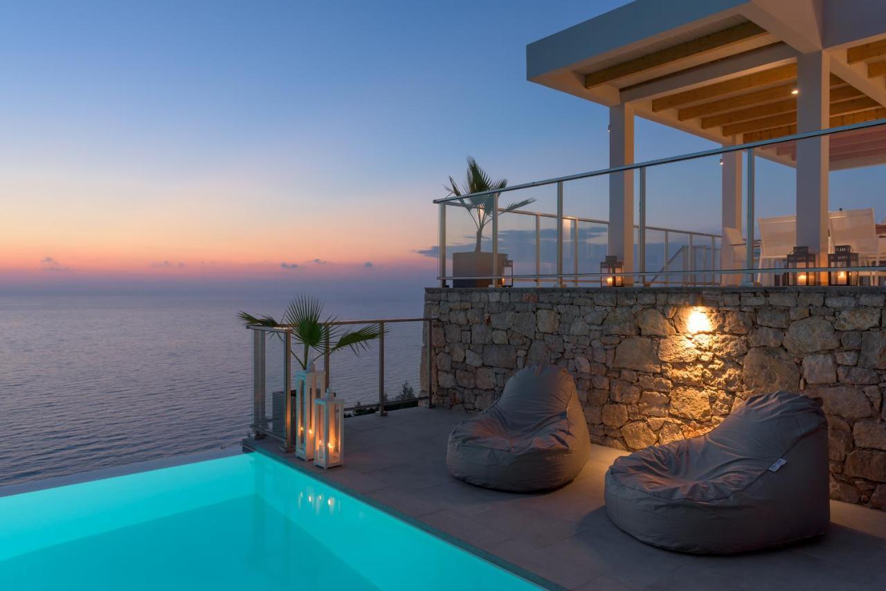 Kathisma Bay Villas - Luxury Villas - Villa Helios Kalamítsi 外观 照片