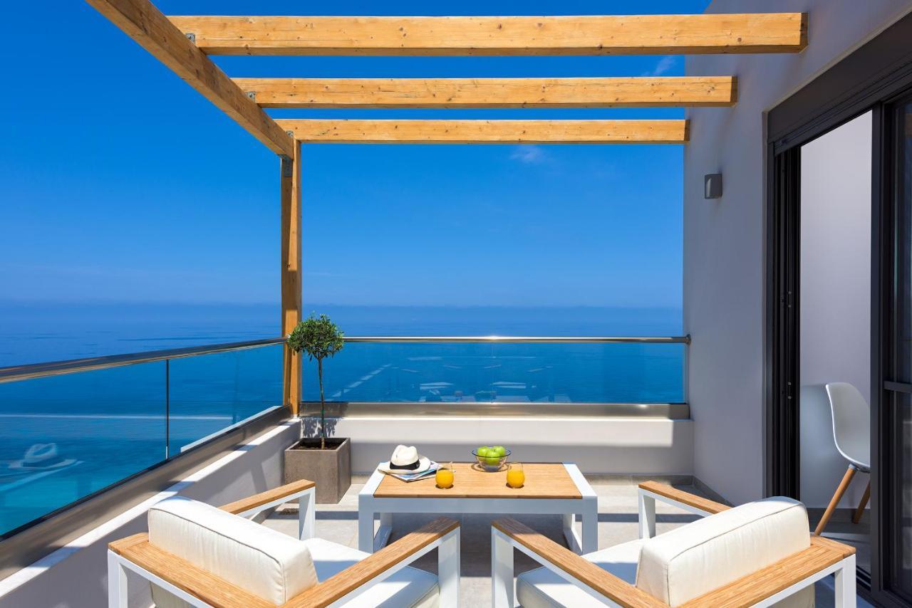Kathisma Bay Villas - Luxury Villas - Villa Helios Kalamítsi 外观 照片